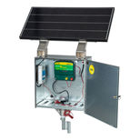 Électrificateur multifonctions P4500 230V / 12 V avec module solaire 100W et boîtier antivol MAXI, PATURA