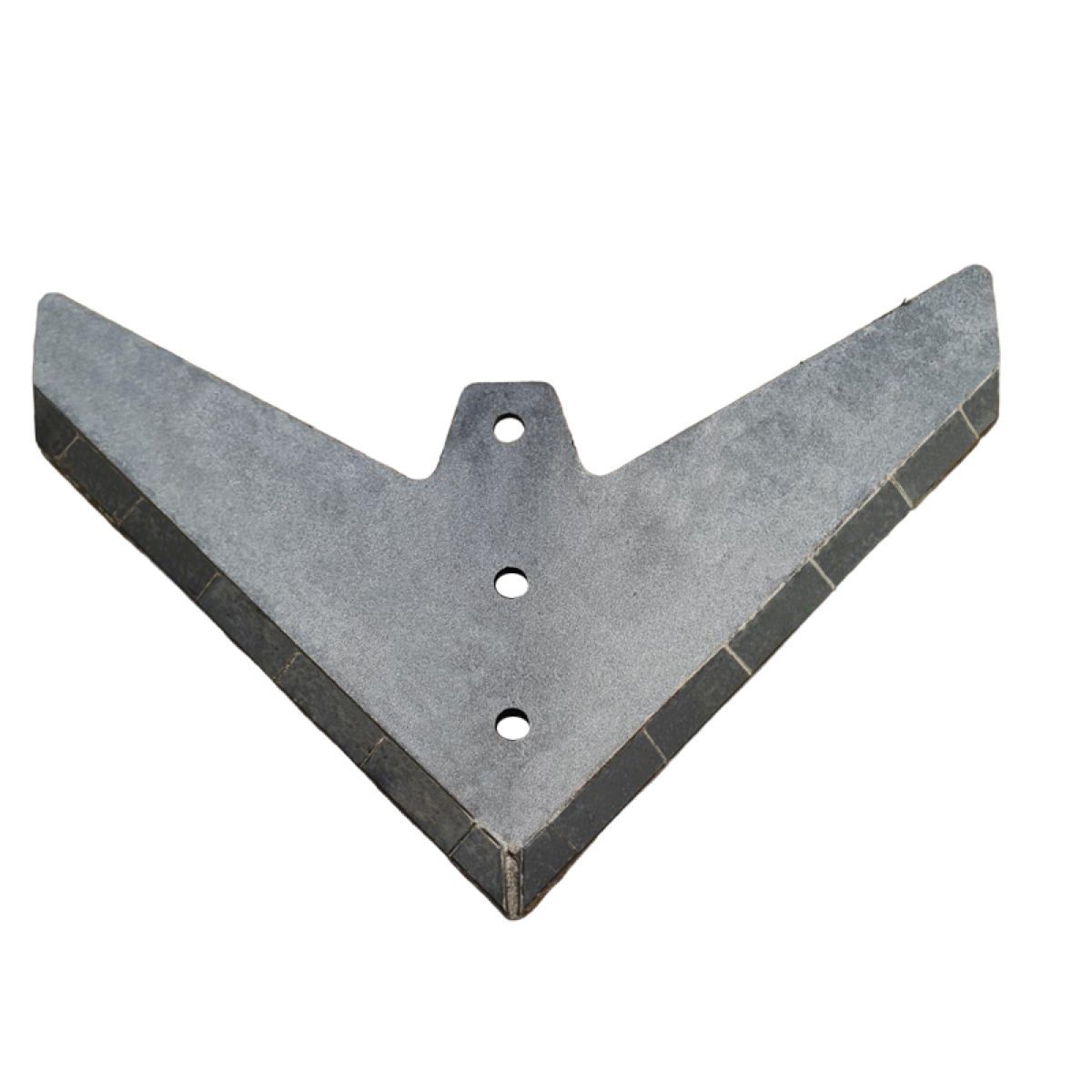 Aileron carbure hirondelle 400x12 mm pour Déchaumeur à dents, Cultivateur, ACTISOL grande culture, 19300031, pièce interchangeable