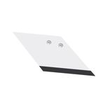 Aileron avec plaquettes carbure pour décompacteur RAZOL Aramulch, 014536, droit, pièce interchangeable