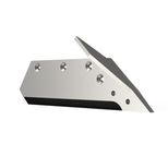 Soc carbure à aileron 14” HB6, 582862 droit, charrue Kuhn - Huard, pièce interchangeable