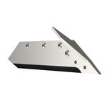 Soc carbure à aileron 16” HB6, 582864 droit, charrue Kuhn - Huard, pièce interchangeable