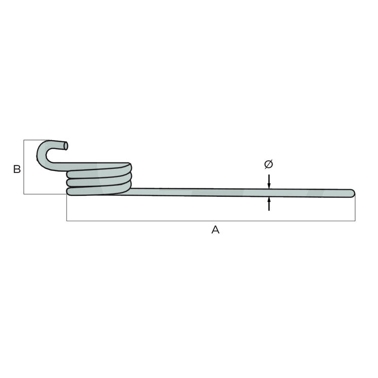 Dent simple de rabatteur pour coupe de moissonneuse JOHN DEERE série 800, Z56957, pièce interchangeable