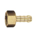 Raccord droit femelle 1/2" laiton, diamètre 13mm