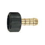 Raccord droit femelle 1/2" laiton, diamètre 8mm