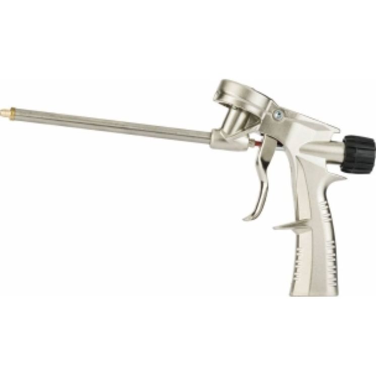 Pistolet pneumatique pour insonorisant flexible 170mm avec adaptateur universel et poignée en aluminium