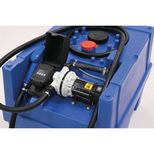 Citerne de ravitaillement AdBlue® 200 litres, avec kit de pompe, pistolet auto et plateforme 20V Li-ion - batterie 4Ah et chargeur, SCHNEIDER