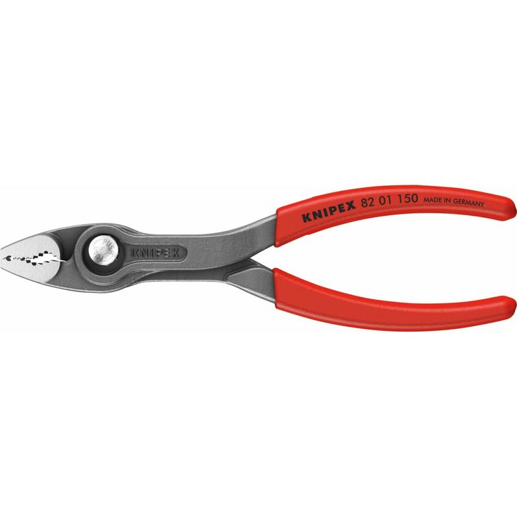 Pince multiprise frontale Twingrip, capacité de serrage Ø 3-16mm, longueur 150mm, 82 01 150, KNIPEX