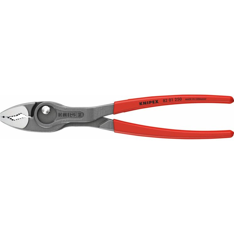 Pince multiprise frontale Twingrip, capacité de serrage Ø 4-22mm, longueur 250mm, 82 01 250, KNIPEX