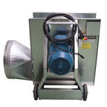 Ventilateur à grains mobile modèle XXL, 7.5 Kw 13750 m³/h, avec câblage électrique, disjoncteur et prise, TECHGRAIN