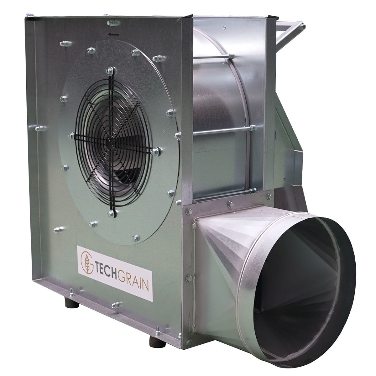 Ventilateur à grains mobile, 3.0 à 7.5 Kw, 8000 à 13750 m3/heure, pour ventilation des céréales, TECHGRAIN