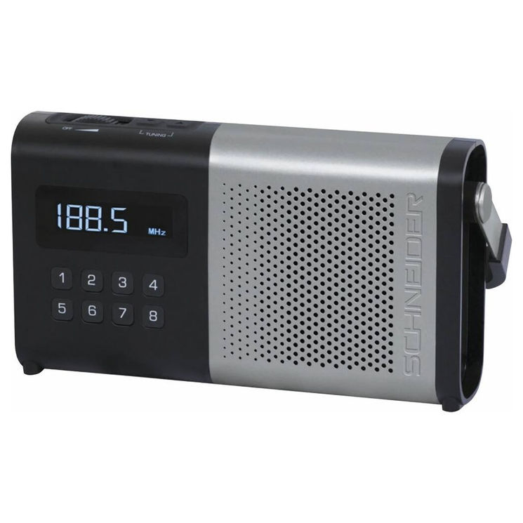 Radio portable Movimo DAB et FM gris, SCHNEIDER