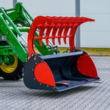 Godet BMS multi-services à grappin, 1.50 à 2.50 mètres, pour tracteur et téléscopique