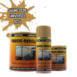 Peinture agricole PROCHI-ROUILLE brillante, Jaune ocre, RAL 1024, UNIVERSEL