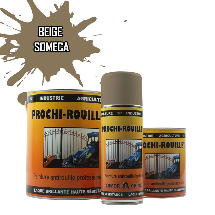 Peinture agricole PROCHI-ROUILLE brillante, Beige, 111, SOMECA