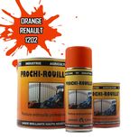 Peinture agricole PROCHI-ROUILLE brillante, Orange NEW, 1202, RENAULT