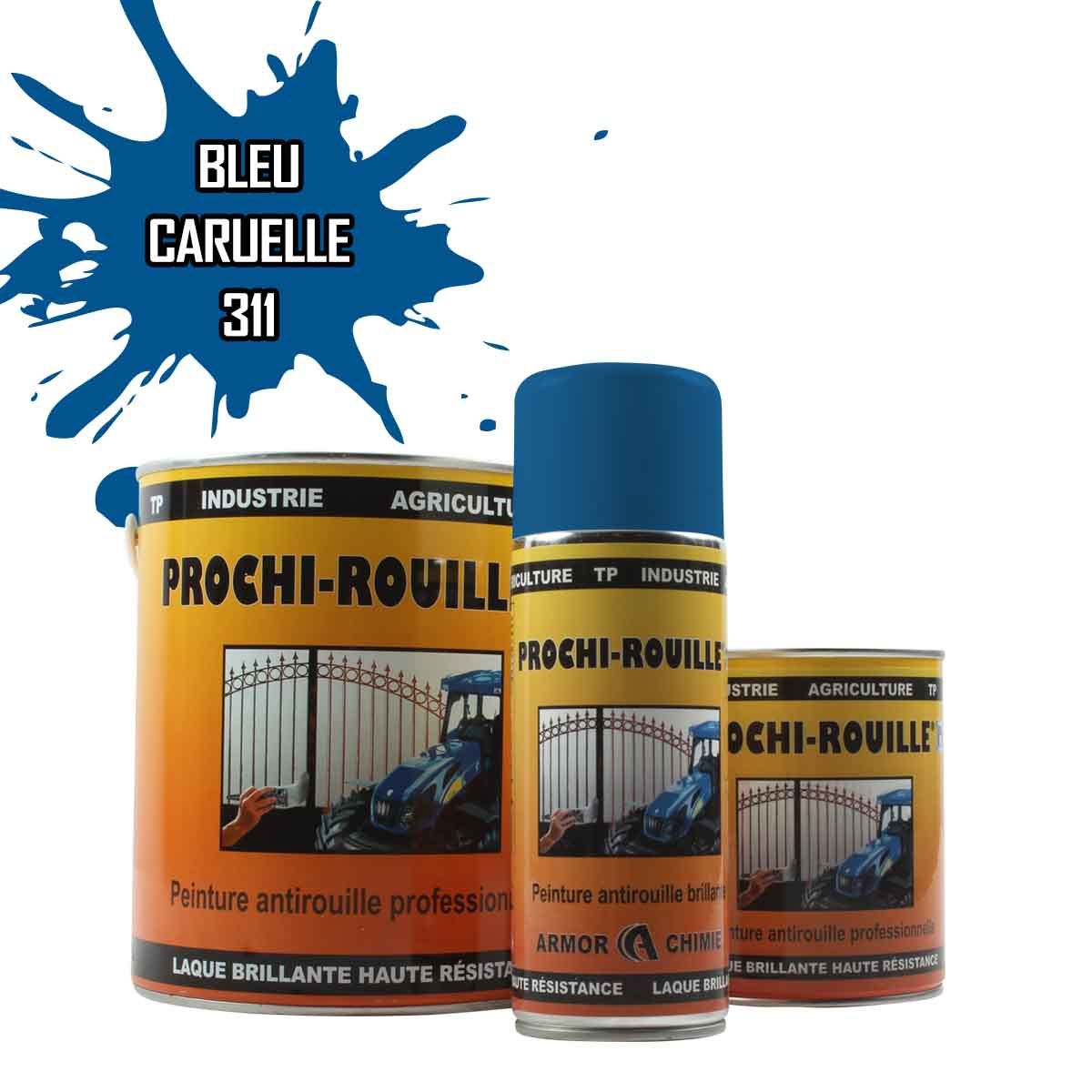 Peinture agricole PROCHI-ROUILLE brillante, bleu, 311, CARUELLE