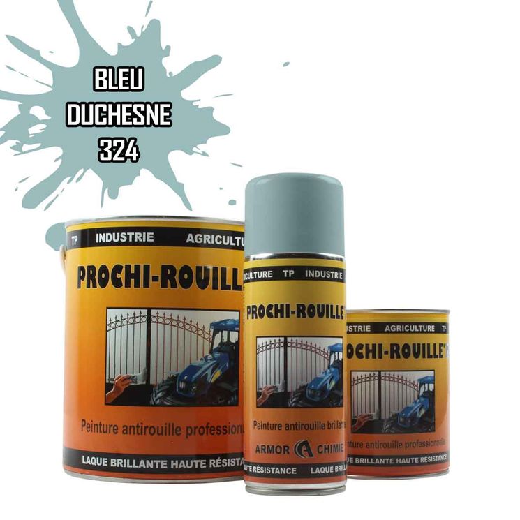 Peinture agricole PROCHI-ROUILLE brillante, bleu, 324, DUCHESNE