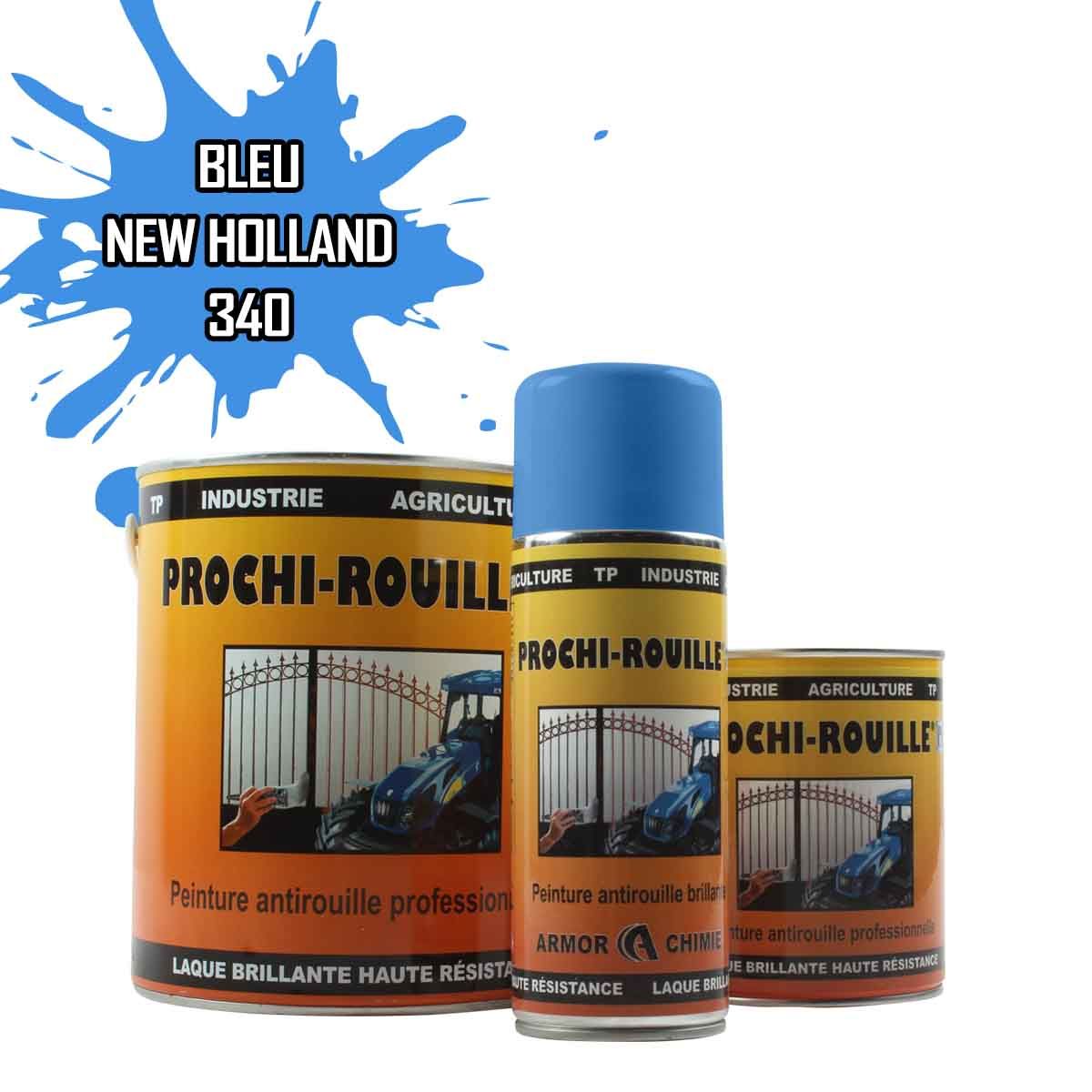 Peinture agricole PROCHI-ROUILLE brillante, bleu, 340, NEW HOLLAND