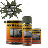 Peinture agricole PROCHI-ROUILLE brillante, Vert olive, RAL 6003, UNIVERSEL