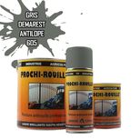 Peinture agricole PROCHI-ROUILLE brillante, Gris antilope, 605, DEMAREST