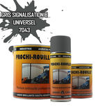 Peinture agricole PROCHI-ROUILLE brillante, Gris signalisation B, RAL 7043, UNIVERSEL