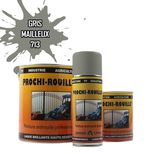 Peinture agricole PROCHI-ROUILLE brillante, gris, 713, MAILLEUX