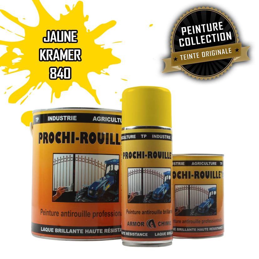 Peinture agricole collection PROCHI-ROUILLE, Jaune, 840, KRAMER