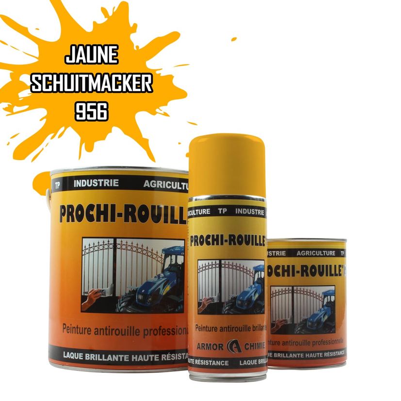 Peinture agricole PROCHI-ROUILLE brillante, Jaune, 956, SCHUITMACKER