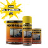 Peinture agricole PROCHI-ROUILLE brillante, Jaune, 970, JCB NEW MACHINE