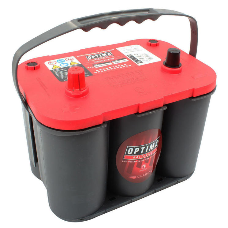 Batterie agricole 12 volts 50Ah, 815A au démarrage, OPTIMA RedTop RT S 4,2