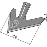 Coeur de bineuse 155x4mm type BOURGAULT, pièce interchangeable