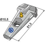 Adaptateur BOURGAULT complet, série 020, 020-QCA-4200, pièce interchangeable