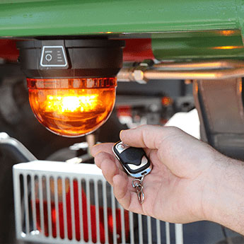 Mini gyrophare LED magnétique flash Dépannage dépanneuse tracteur