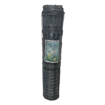 Grillage galvanisé type agneau 1,20 x 50 mètres, 16 fils horizontaux, largeur de maille 15cm diamètre des fils 1,9 mm / 2,4 mm